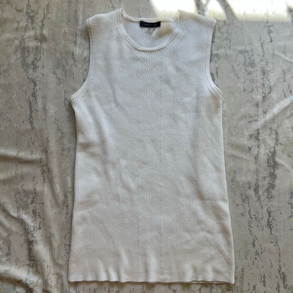 Tommy Hilfiger ribbed knit tank top